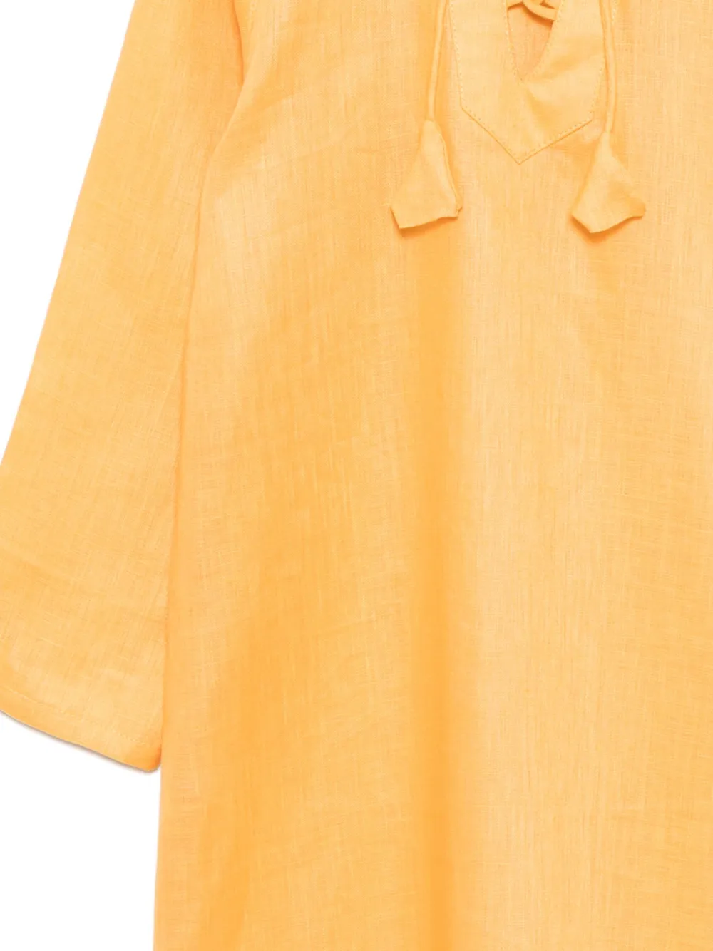 Little Bambah Linen Dress In Yellow