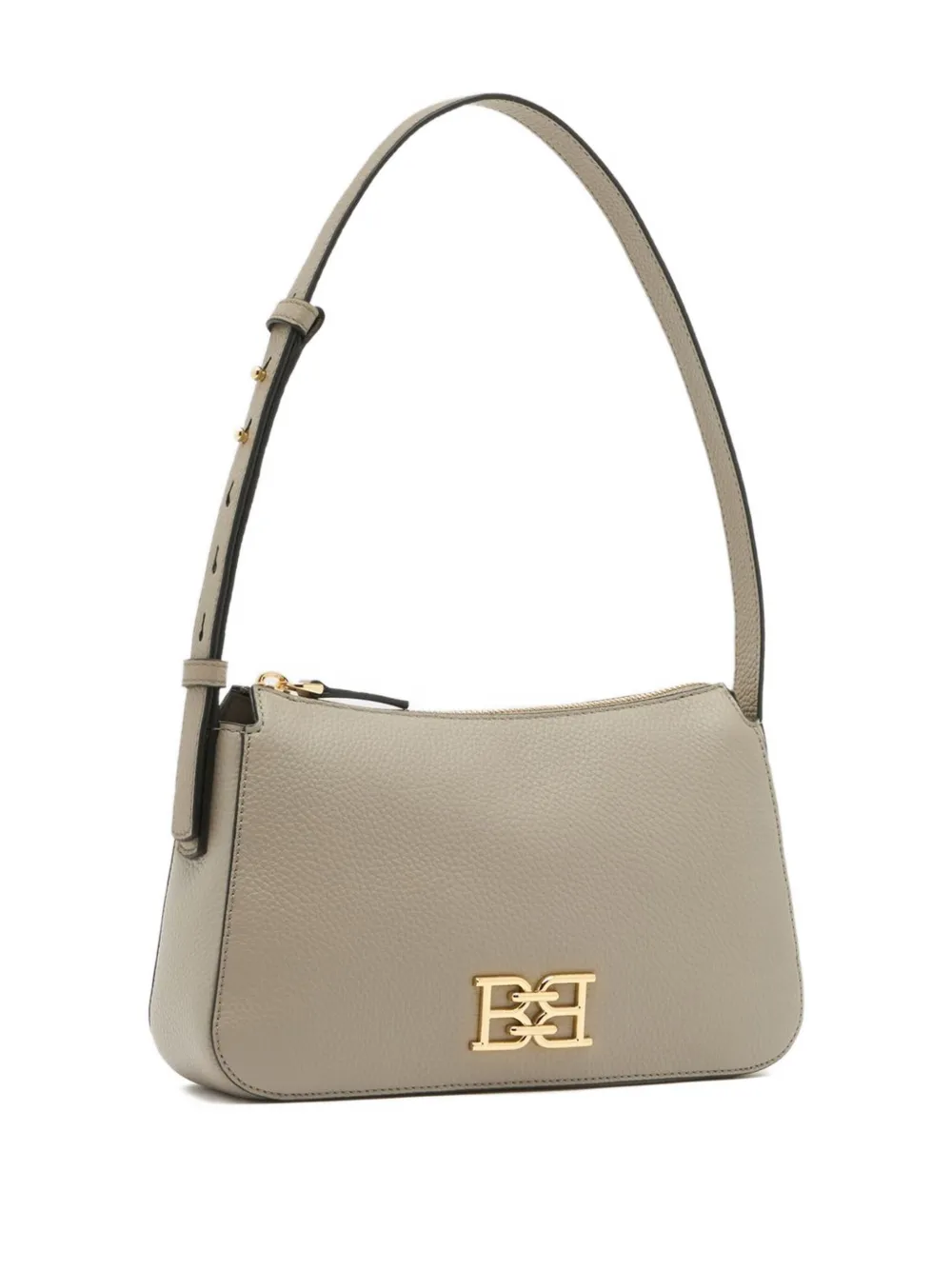 Bally Small B-chain Leather Shoulder Bag In Neutral