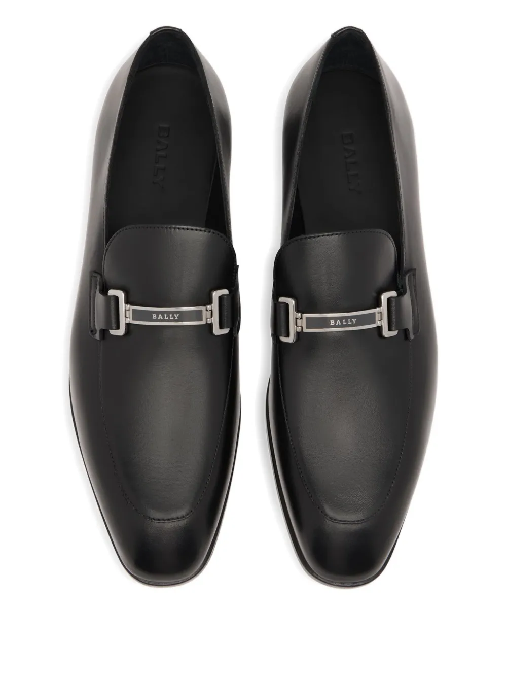 Bally Onizy leren loafers Zwart