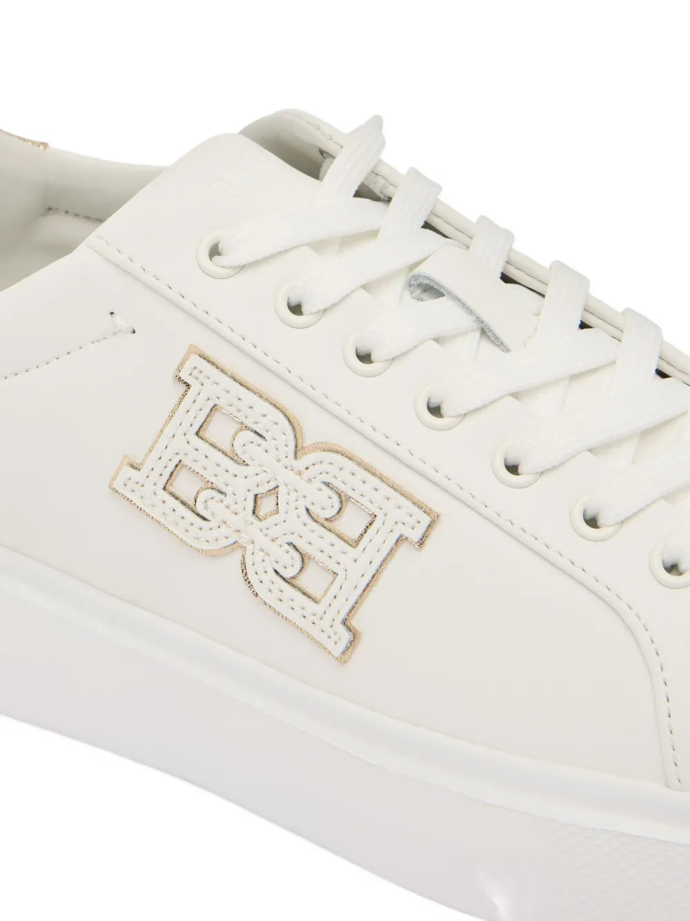 Bally Blayze B-chain Leather Sneakers In Neutral