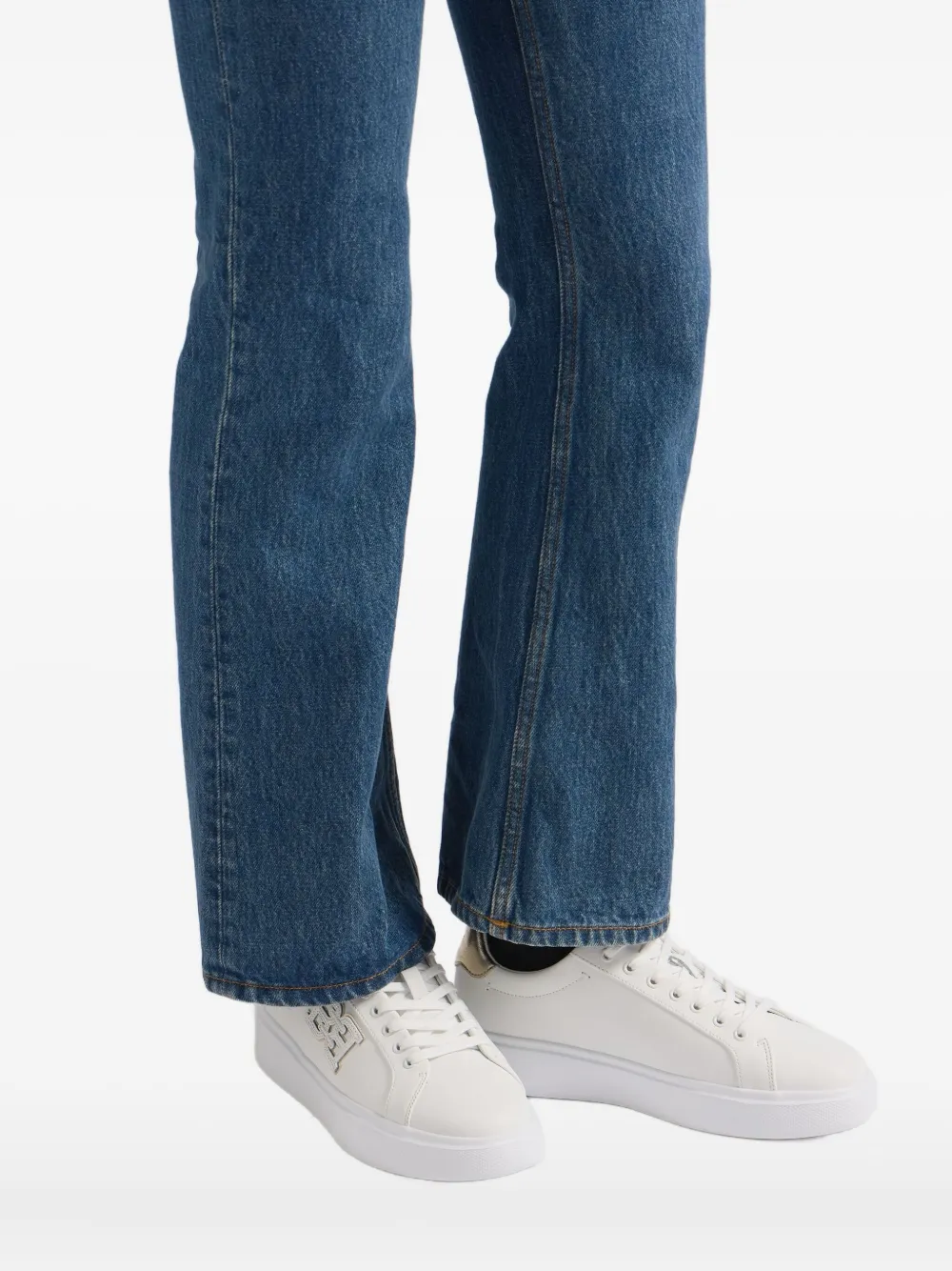 Bally Blayze B-chain Leather Sneakers In Neutral