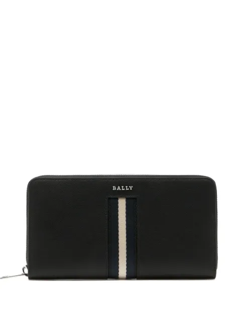 Bally ribbon-detail logo leather wallet
