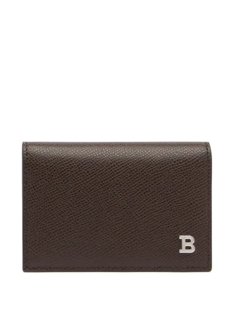 Bally embossed metal business card holder