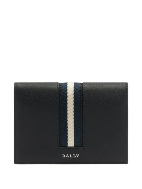 Bally ribbon leather passport case