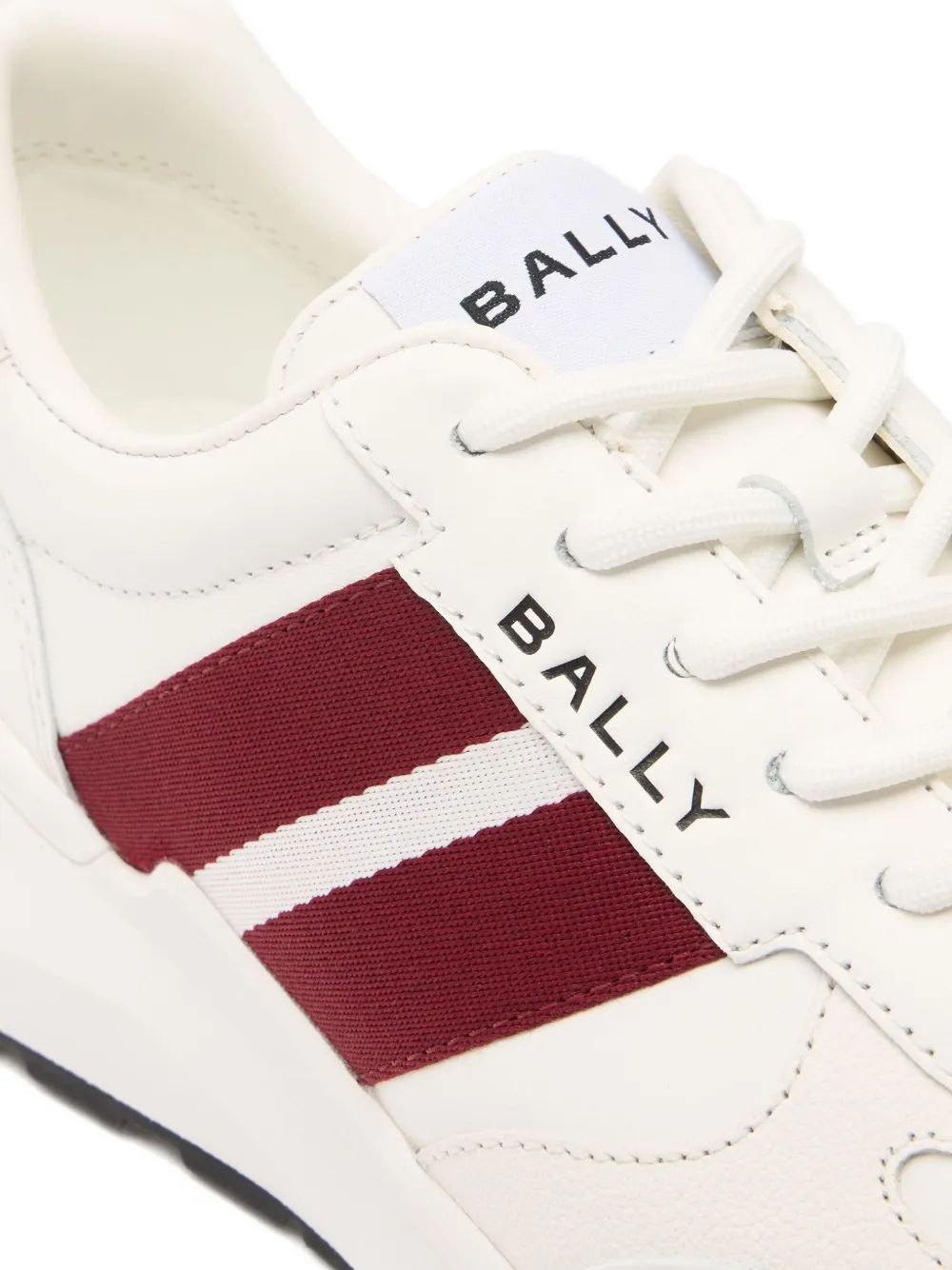 Bally Sylen sneakers met logo en strik Wit