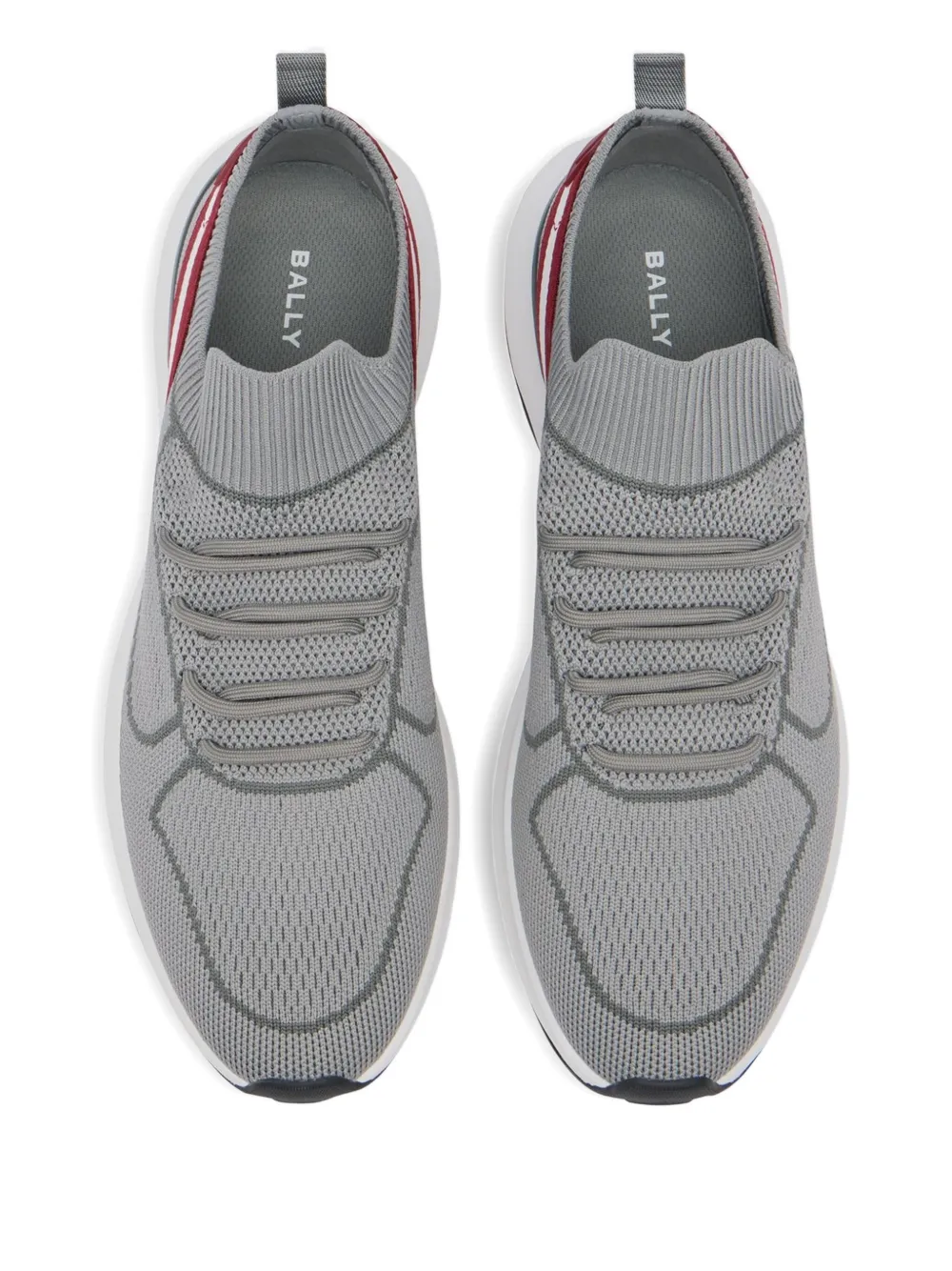 Bally Sylen slip-on sneakers met lintdetail Grijs