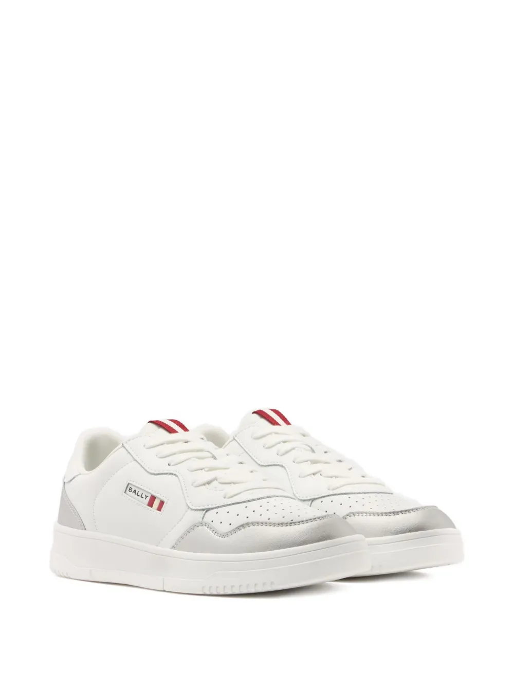 Bally Jasper leren sneakers met geperforeerde details - Wit