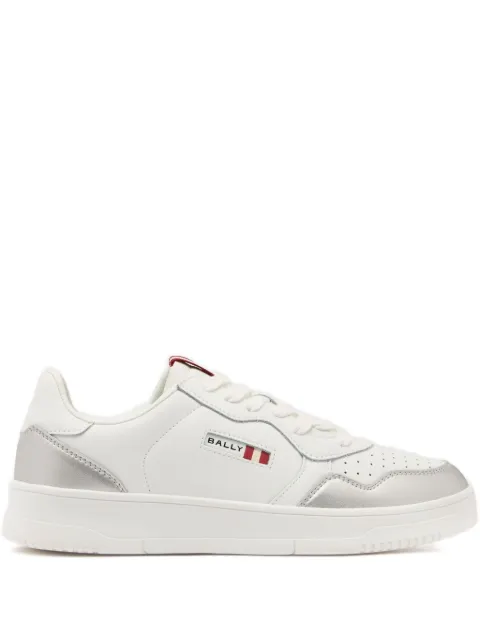 Bally tenis jasper de piel con perforaciones