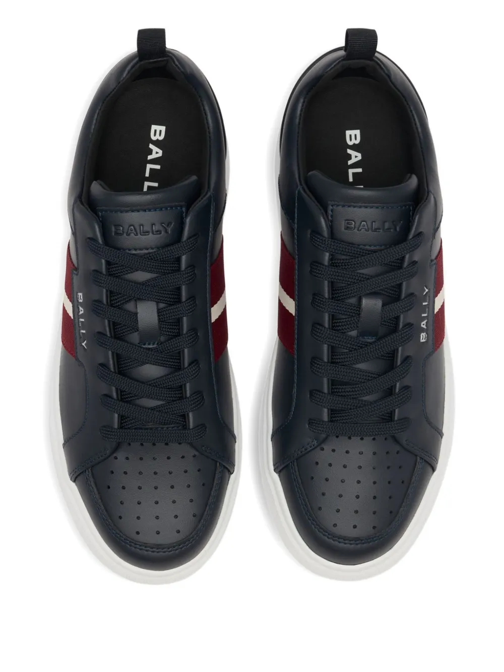 Bally Blayze sneakers met logo en lintdetail Blauw