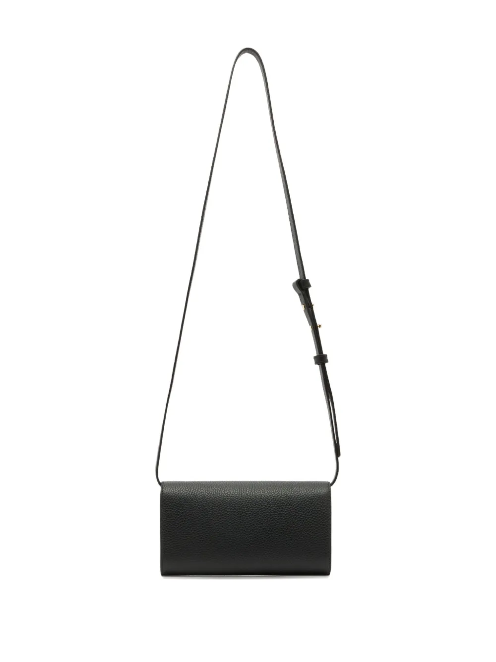 Bally Bewerkte portemonnee met B-ketting - Zwart