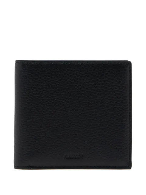 Bally York grained logo bifold wallet