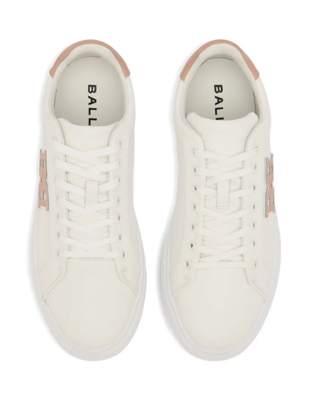Bally Blayze Lace Up Sneakers In White