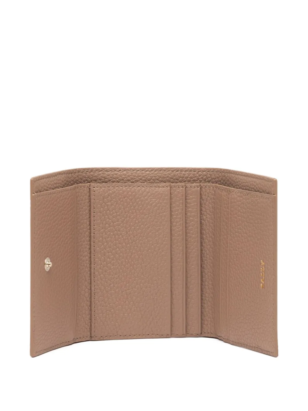 Bally Bewerkte portemonnee met logo Beige