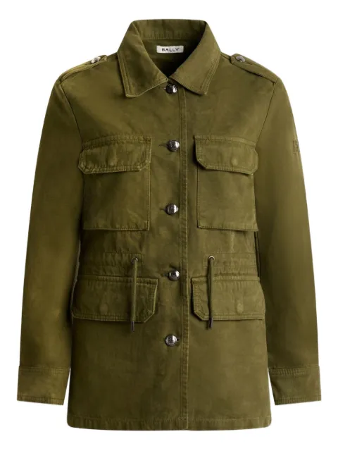 Bally epaulettes military cotton jacket