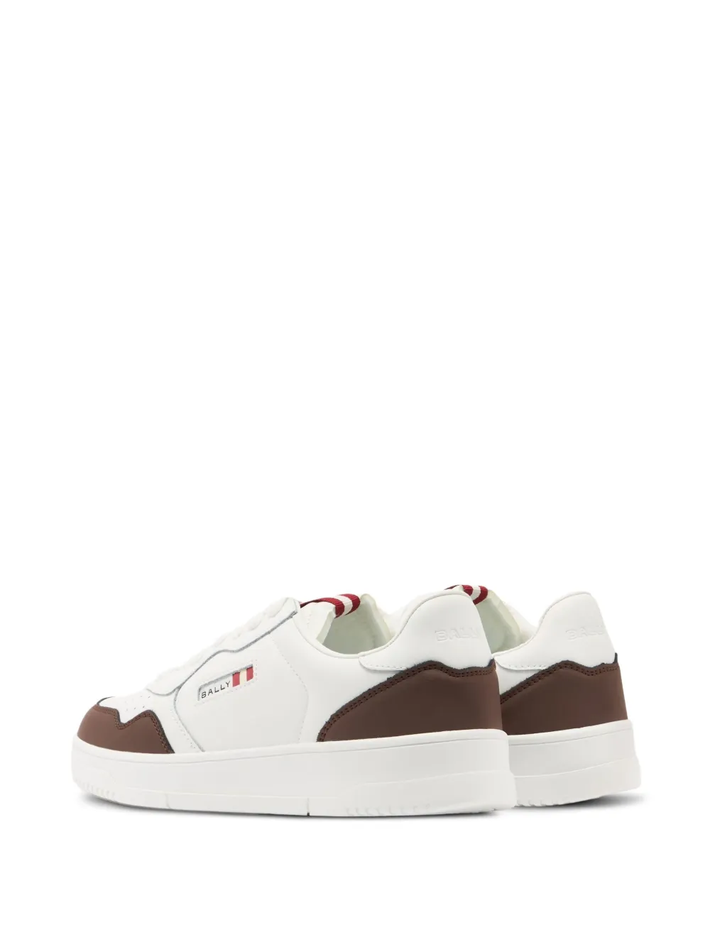 Bally Jasper leren sneakers met lintdetail Wit