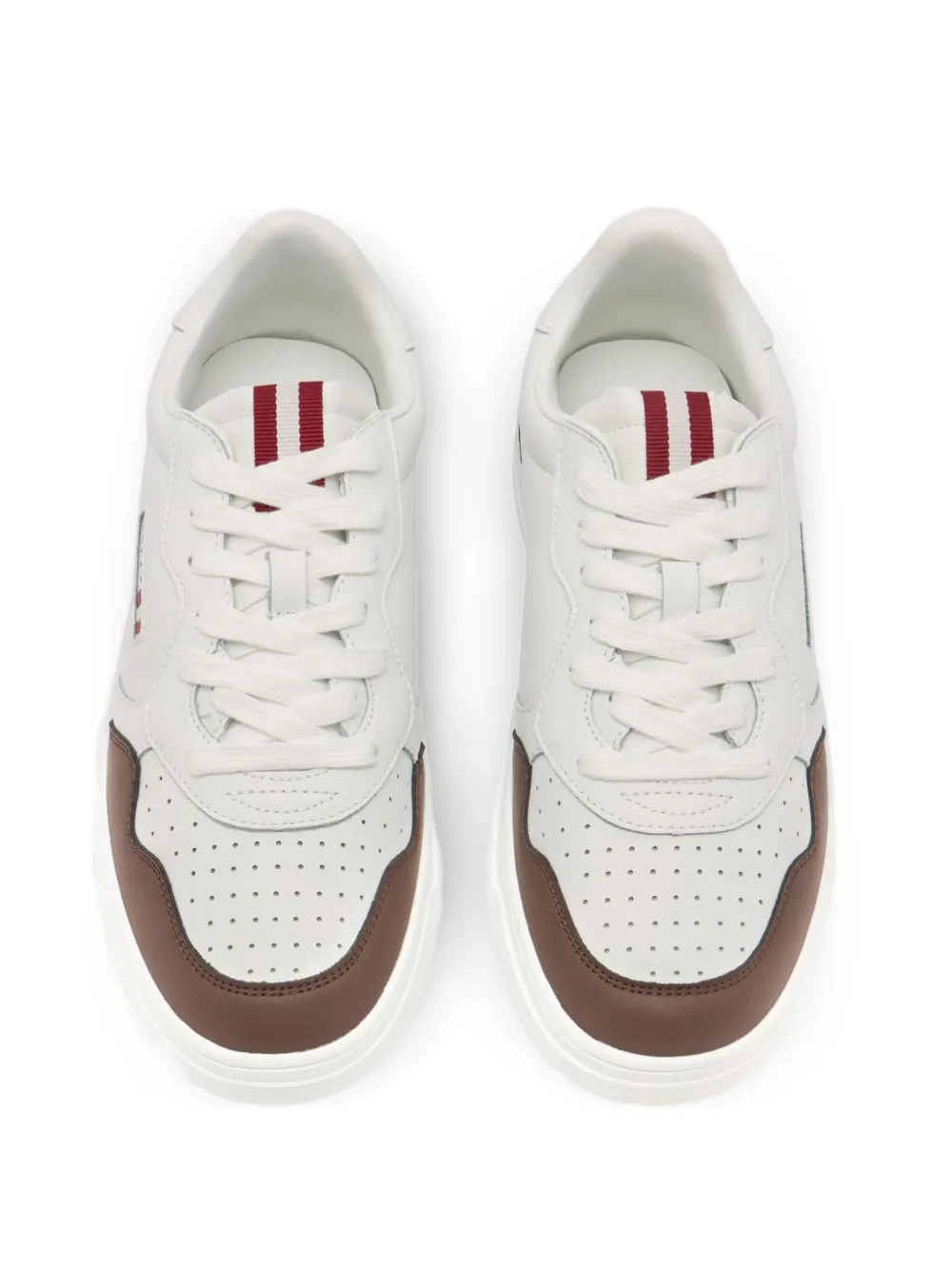 Bally Jasper leren sneakers met lintdetail Wit