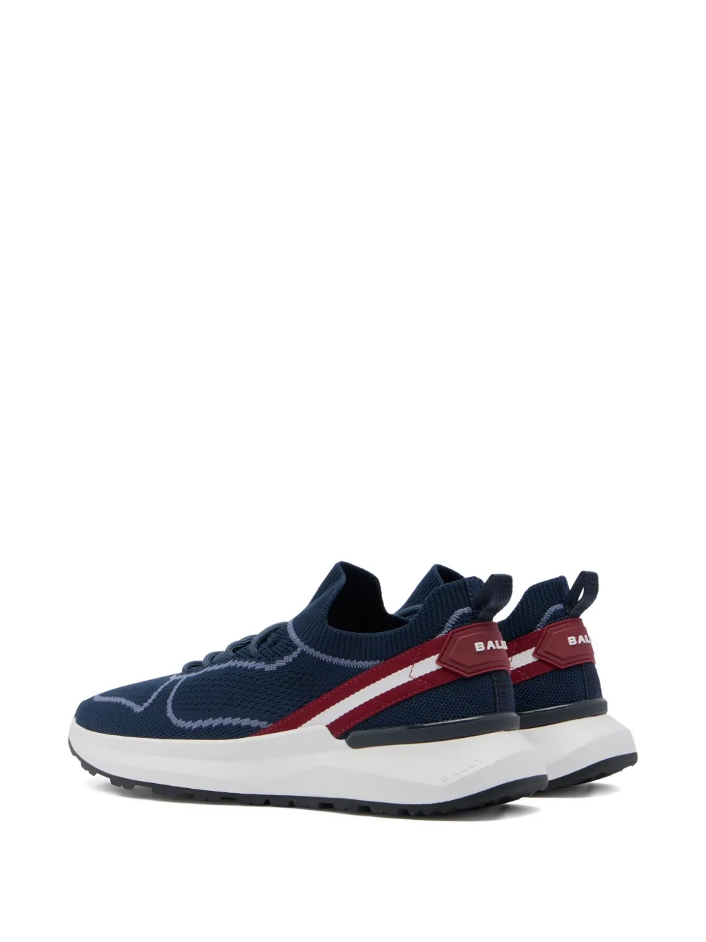 Bally Sylen sneakers met logo en lintdetail Blauw
