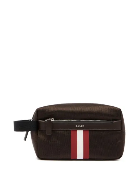 Bally ribbon zipped travel pouch