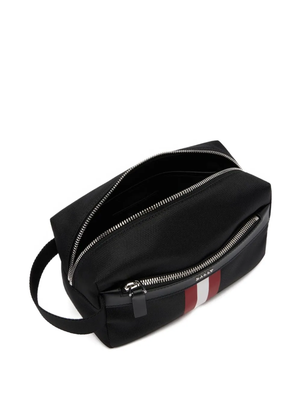 Bally Ribbon-detail Travel Pouch In Black