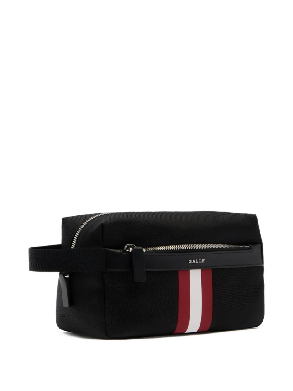 Bally Ribbon-detail Travel Pouch In Black