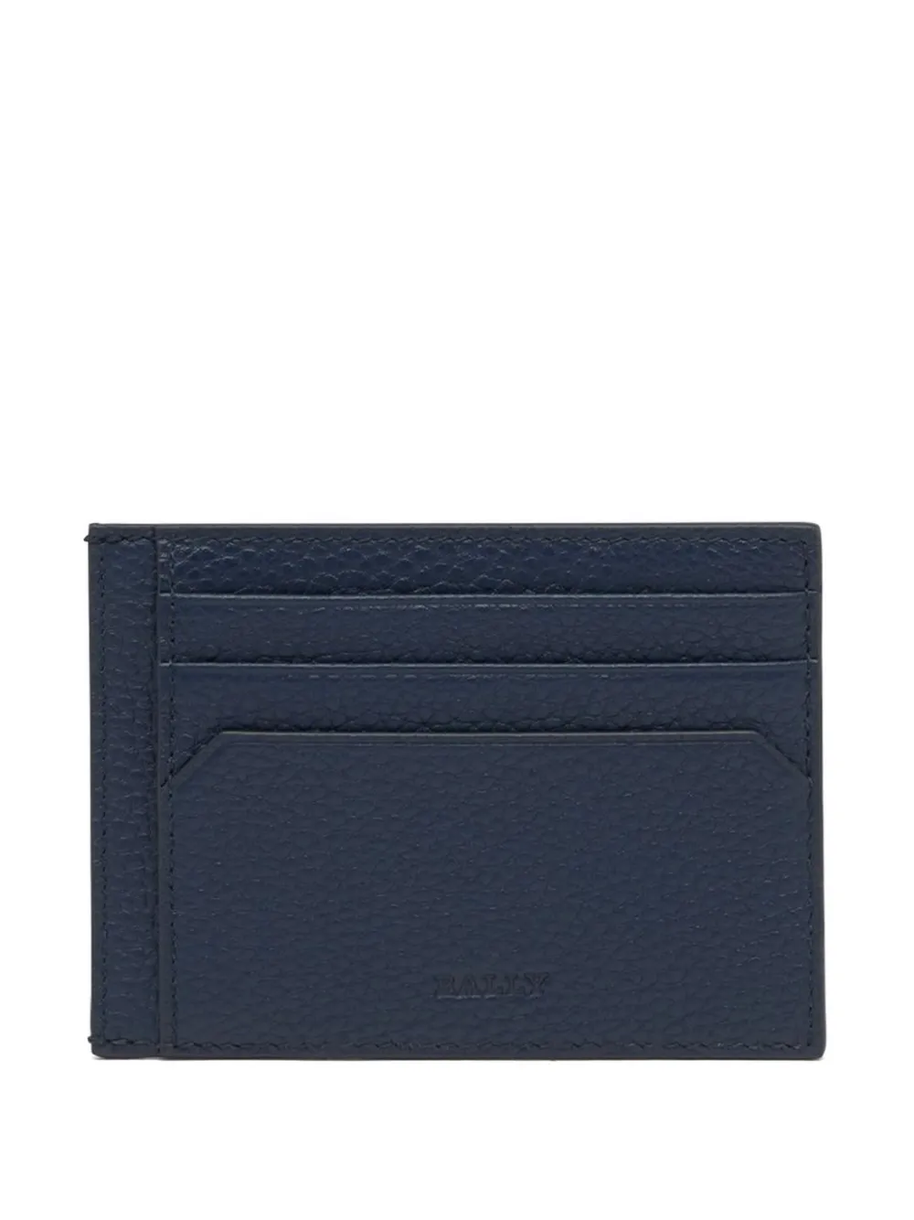 Bally York Business Card Holder In Blue