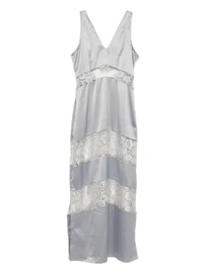 HERSKIND Linus lace-trimmed Slip Mini Dress | Grey | FARFETCH HERSKIND Linus lace-trimmed Slip Mini Dress | Grey | FARFETCH