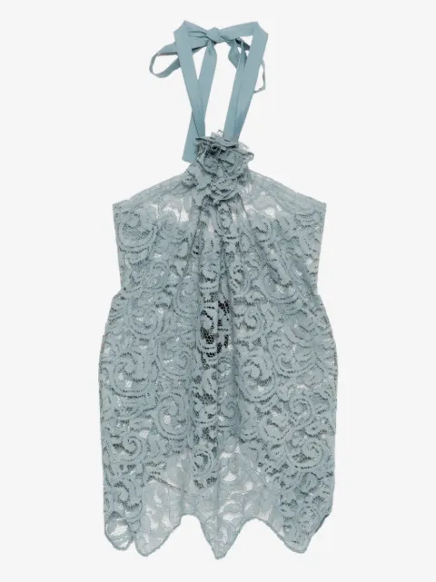 BLAKLACE top con encaje floral