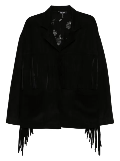 BLAKLACE fringed suede jacket