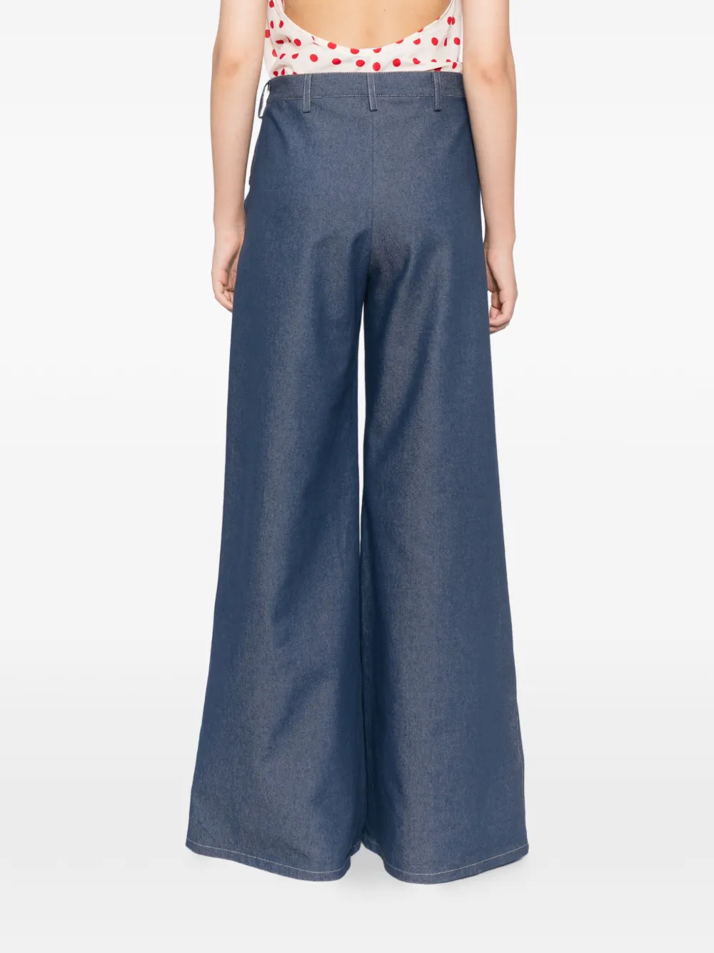 Blaklace Cutout Trousers In Blue
