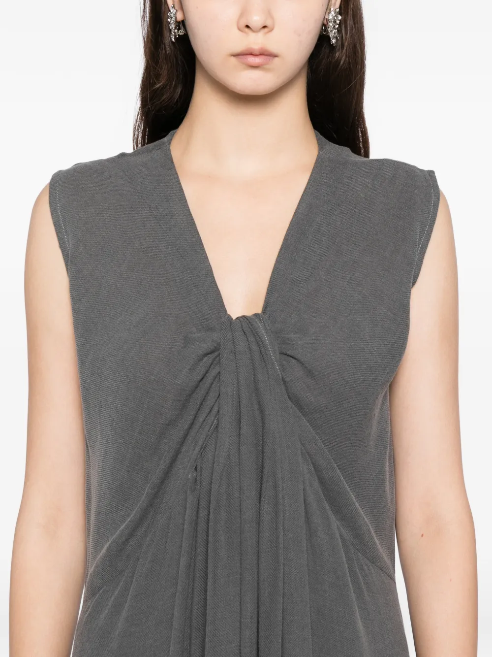 BLAKLACE Mouwloze mini-jurk Grijs