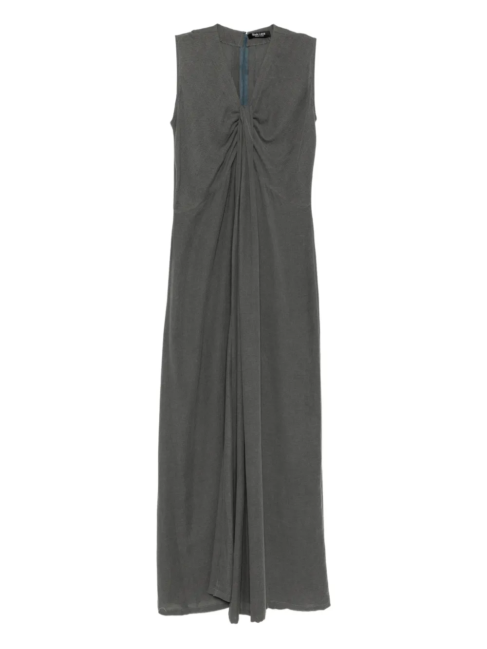 Blaklace Twisted Sleeveless Dress In Gray