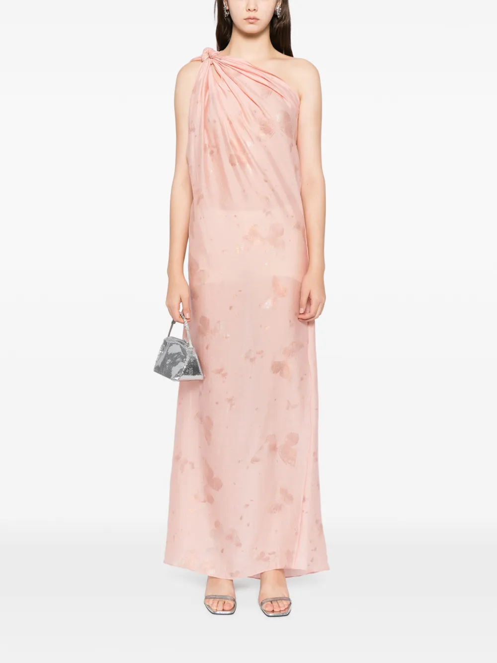 BLAKLACE Geknoopte vlinderjurk - Roze