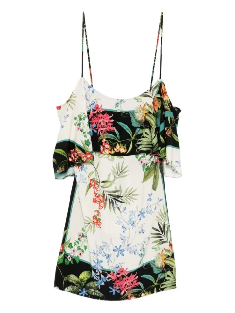 BLAKLACE floral ruffled dress