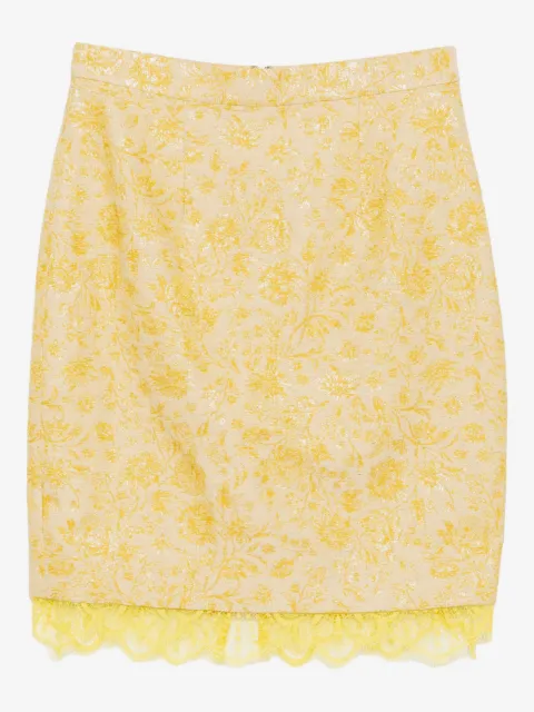 BLAKLACE floral lace skirt