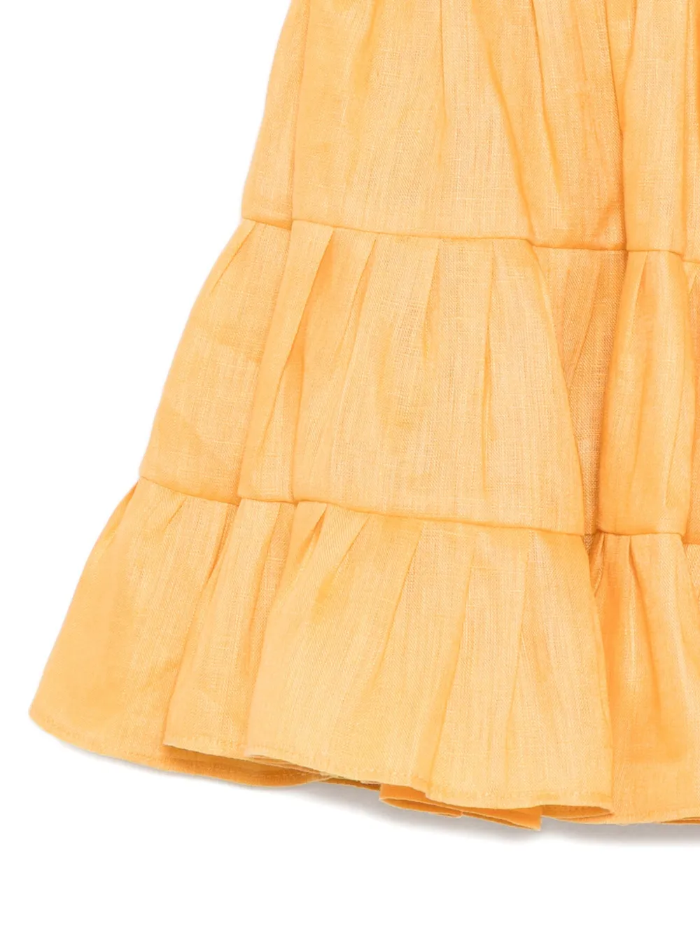 Bambah Ruffled Skirt In Orange