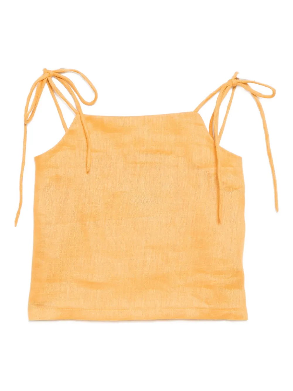 Bambah Linen Top In Yellow