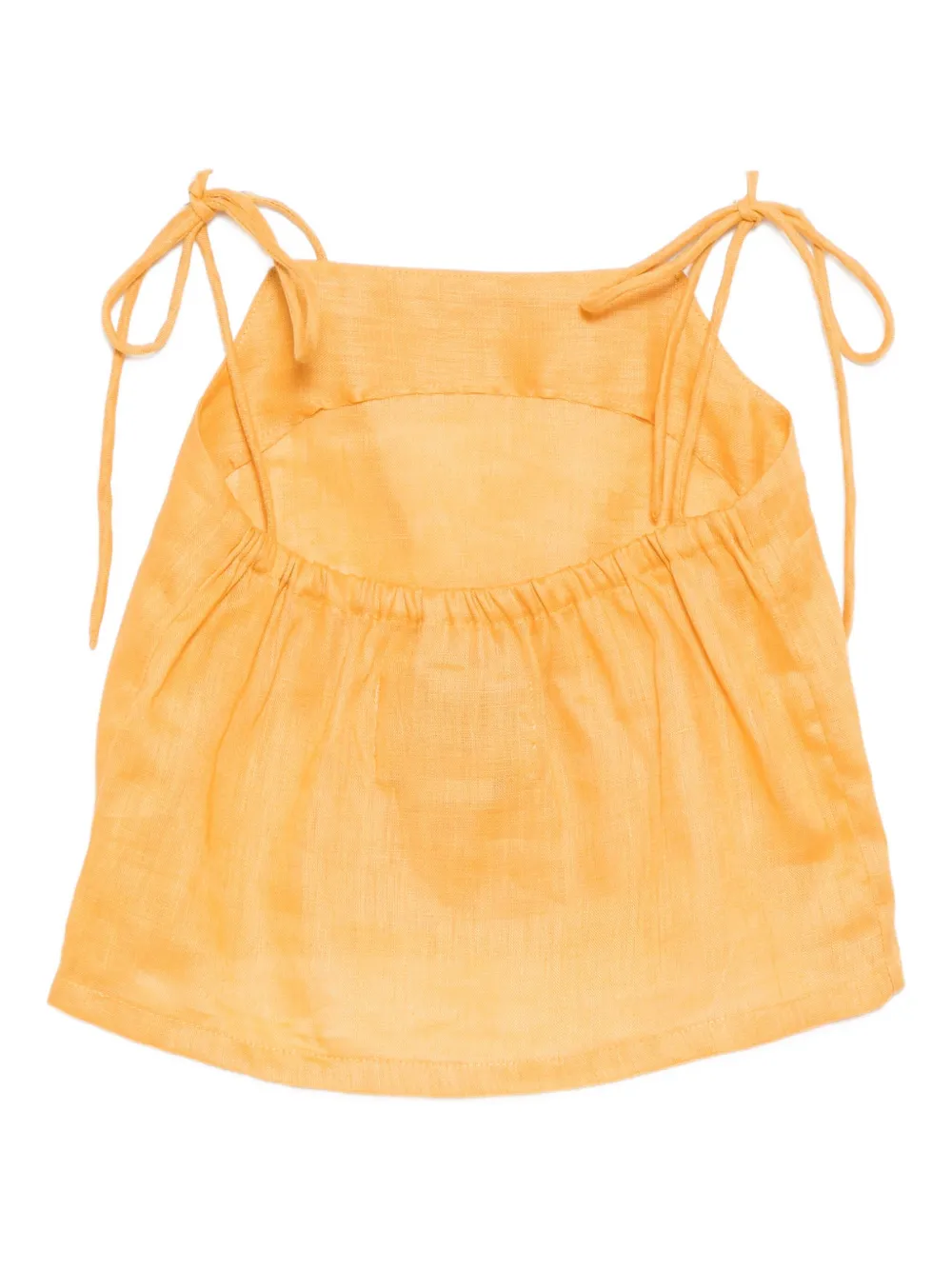 Bambah Linen Top In Yellow
