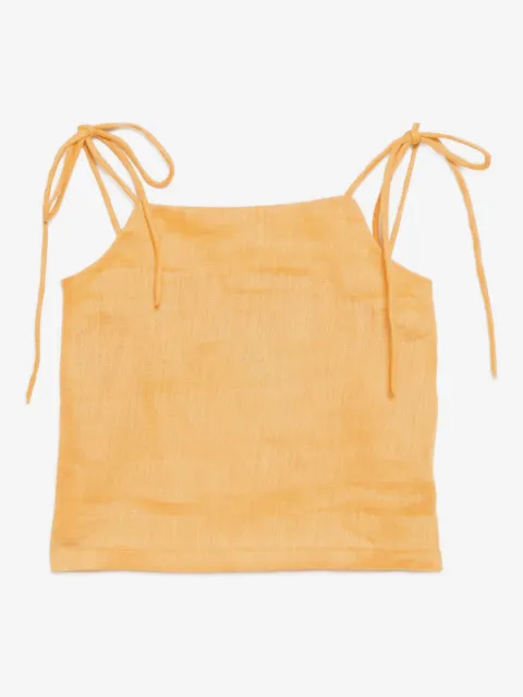 Bambah linen top