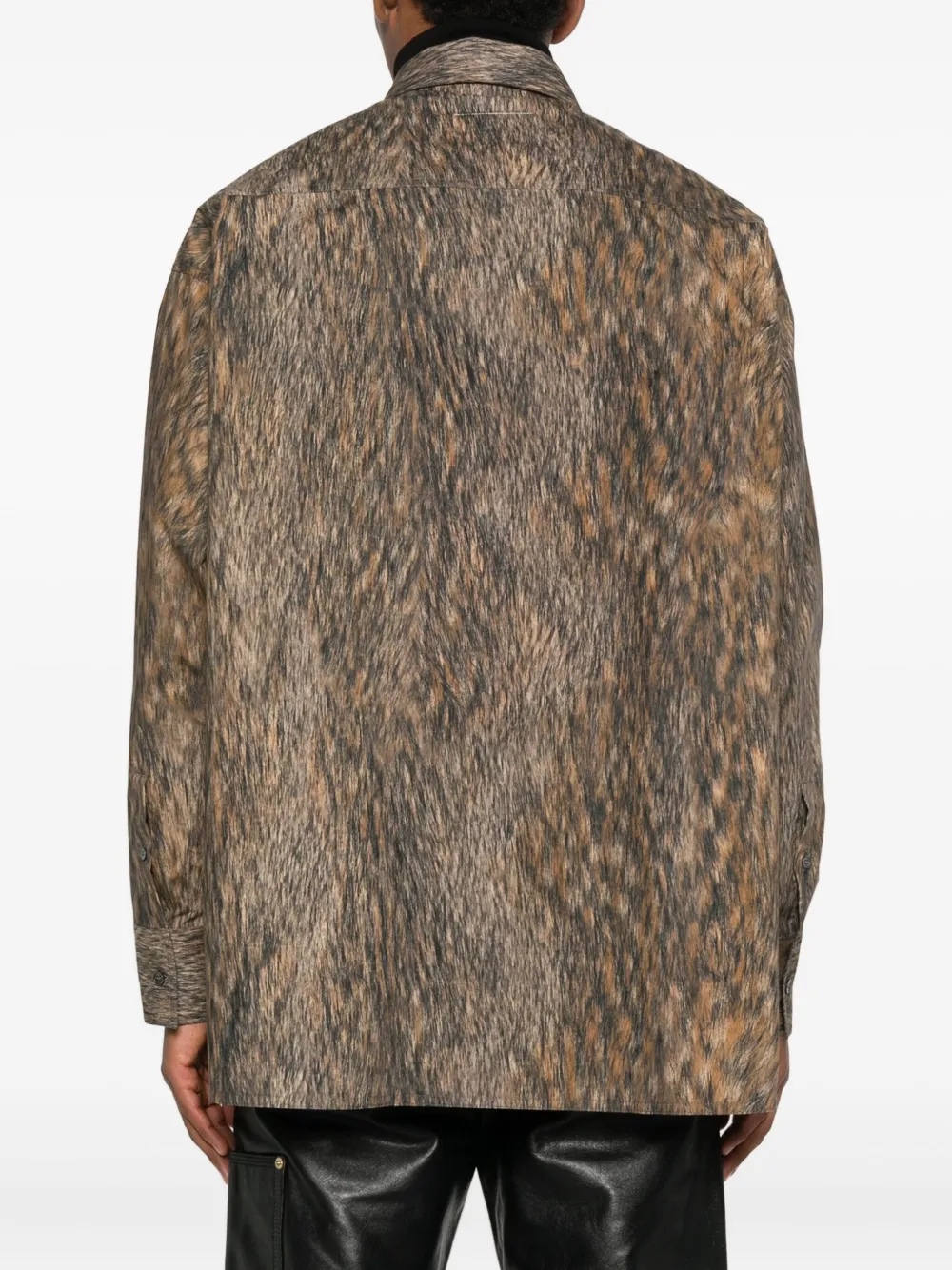 MM6 Maison Margiela Shirt met lange mouwen Bruin
