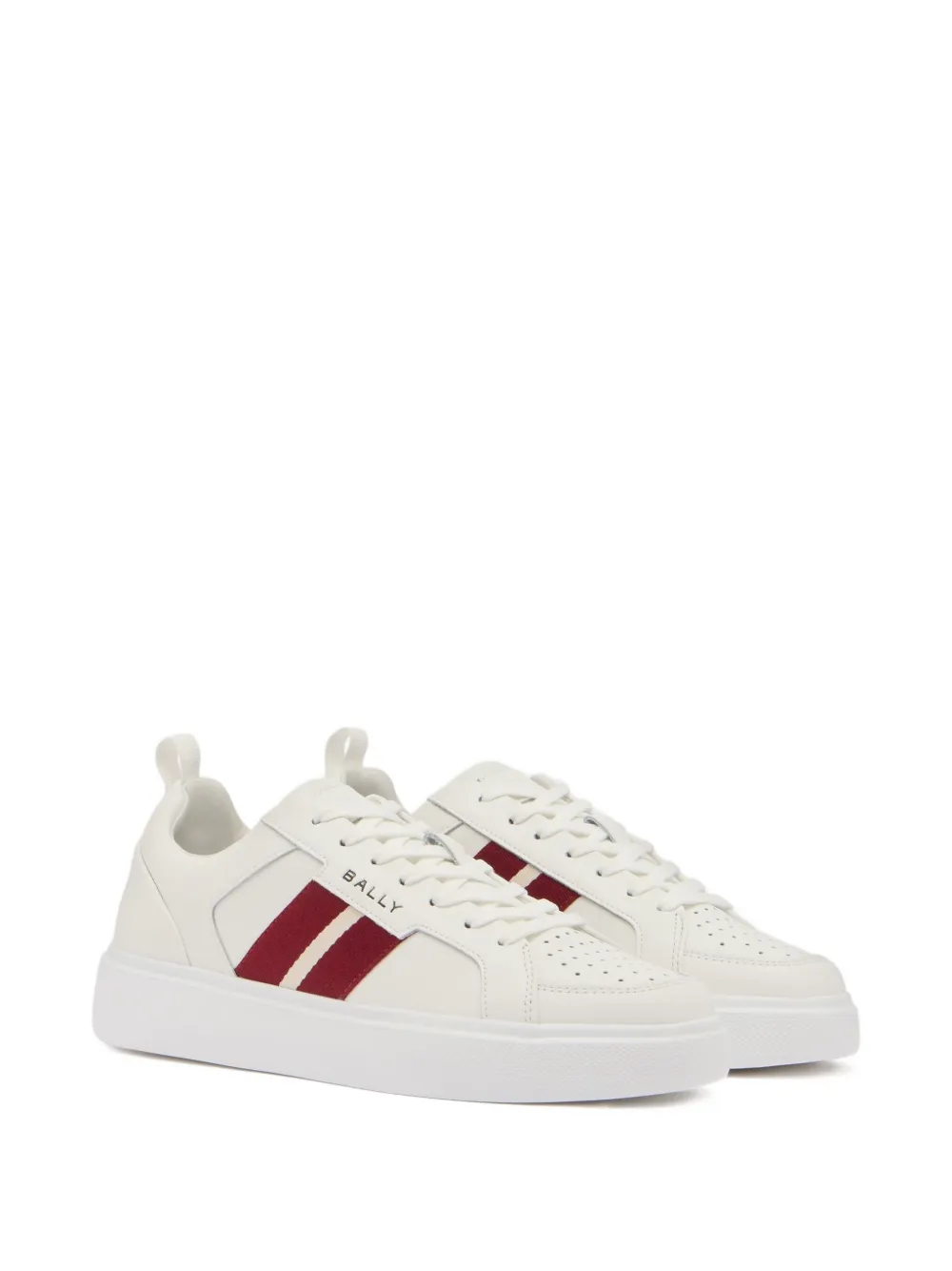 Bally Blayze sneakers met lintdetail en logo Wit