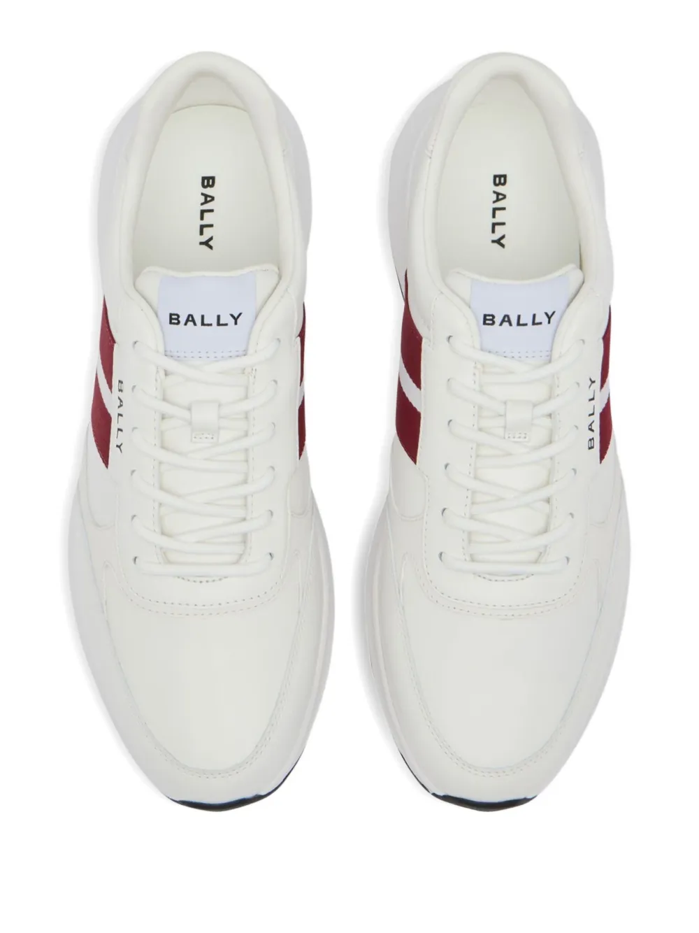 Bally Sylen leren sneakers met lintdetail Wit