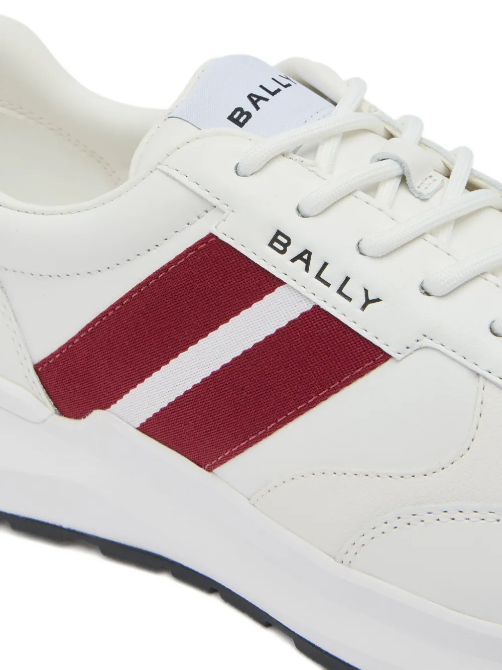 Bally Sylen leren sneakers met lintdetail Wit