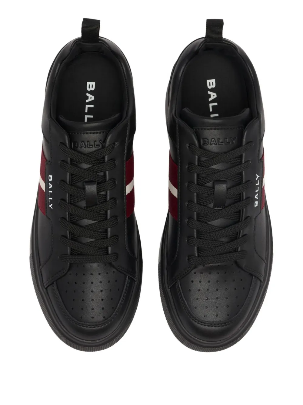 Bally Blayze sneakers met lintdetail en logo Zwart