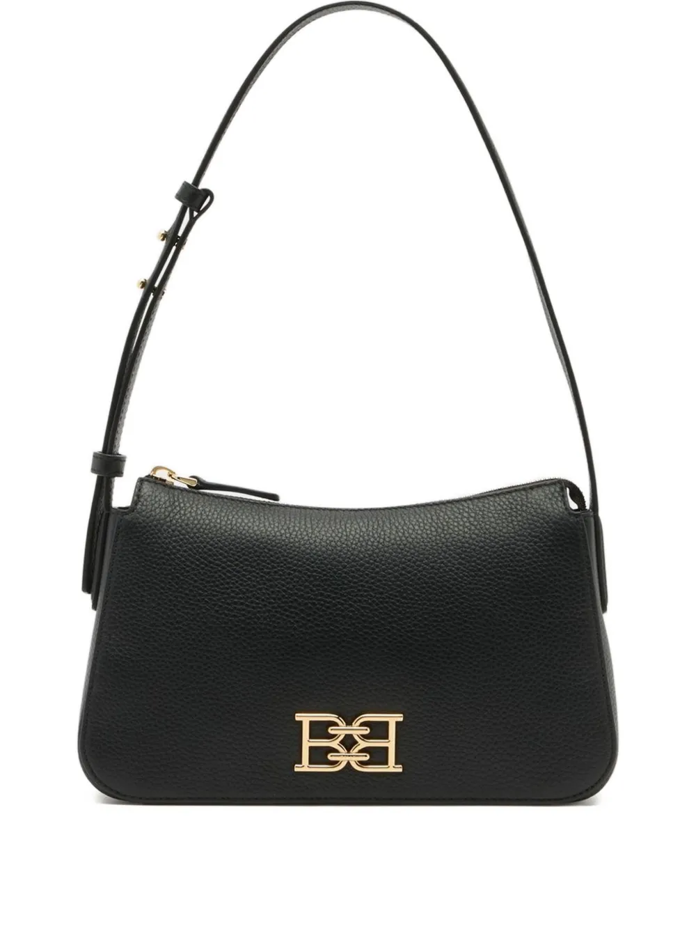 Bally small grained b-chain shoulder bag - Black
