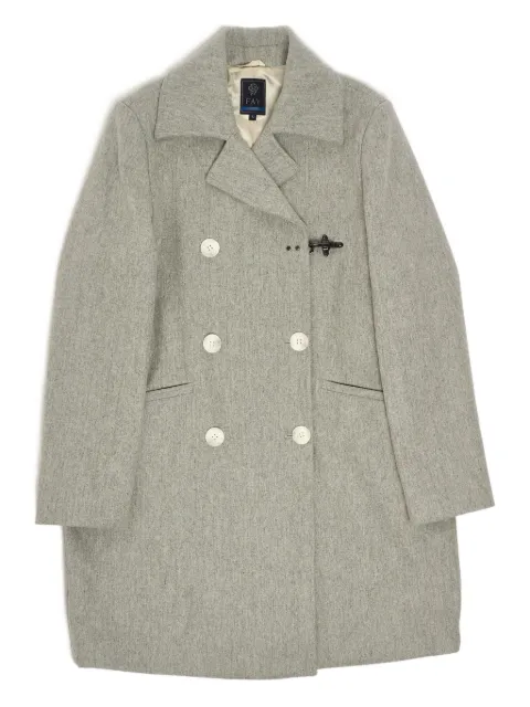Fay Kids toggle-detail double-breasted coat