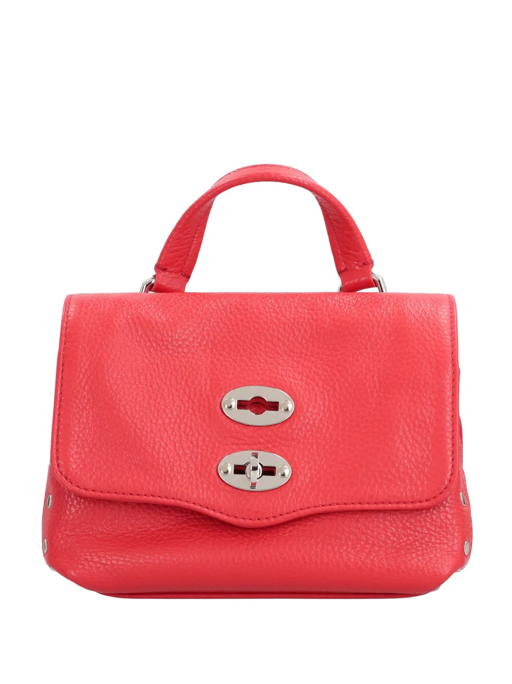 Zanellato Baby Postina® Studded Lock-detail Bag In Red