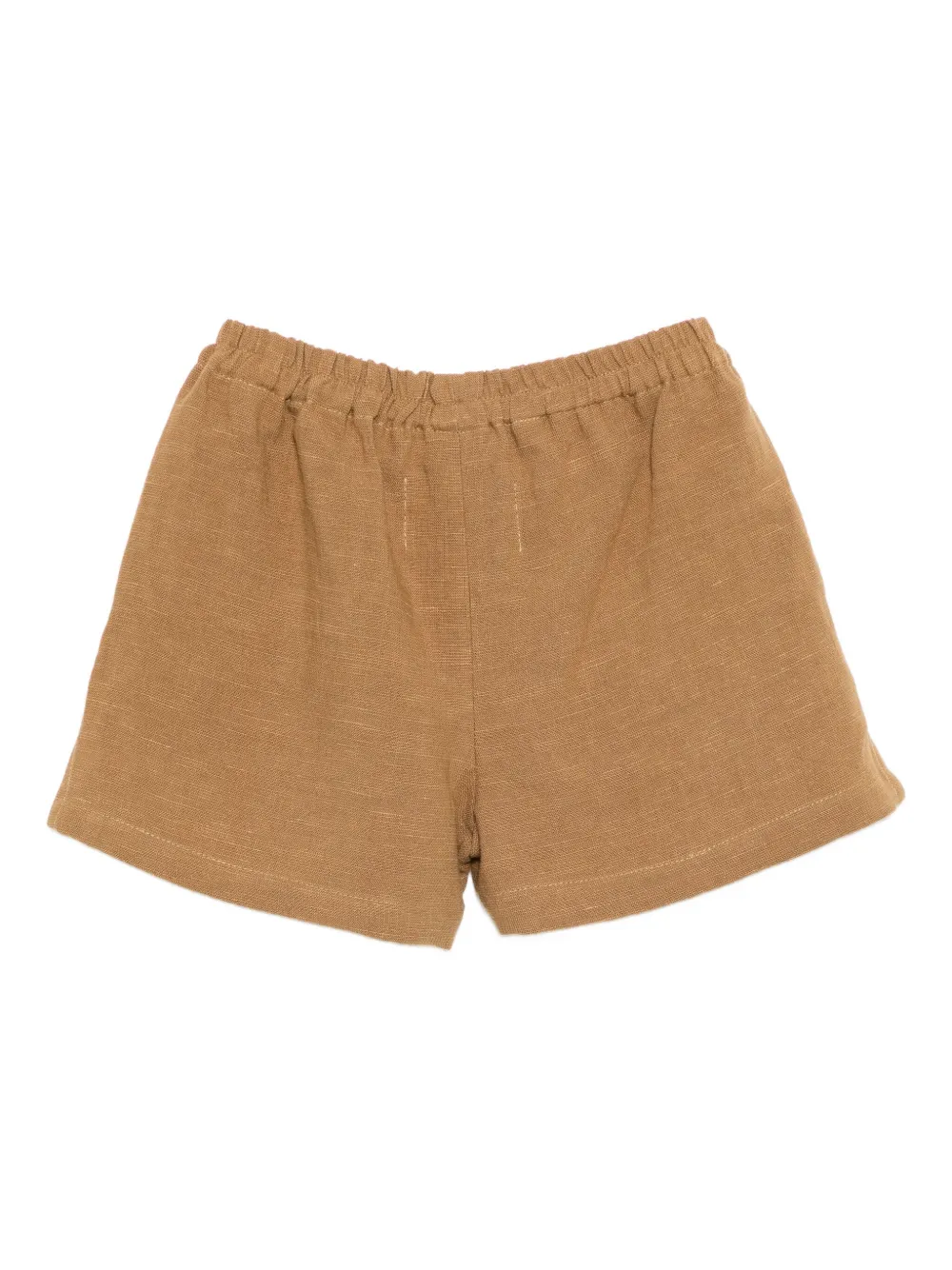 Bambah Linen Shorts In Brown