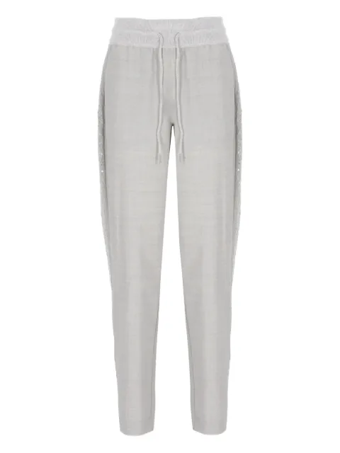 PANICALE sequin-embellished drawstring trousers