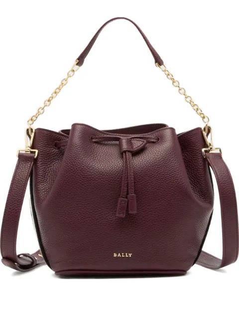 Bally bolsa bucket con efecto granulado