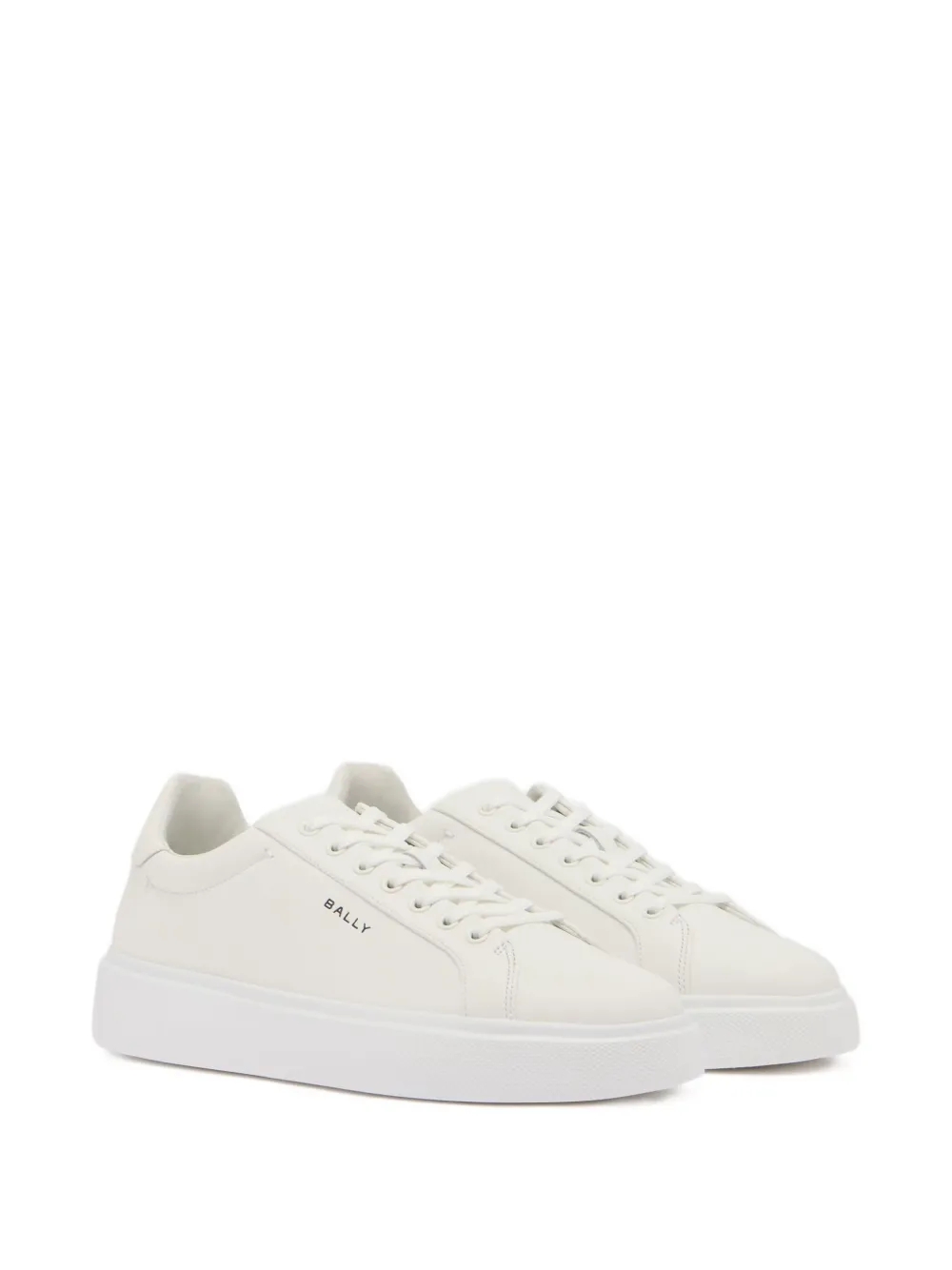 Bally Blayze leren sneakers met logo Wit